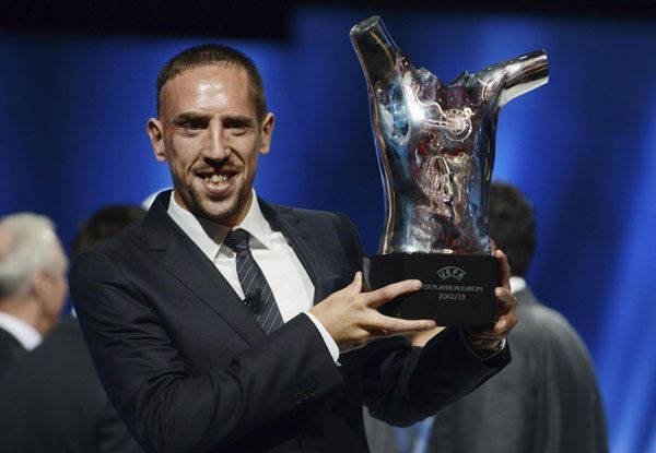 Ribery was named the UEFA Best Player in Europe in 2013