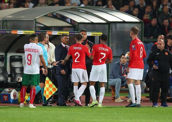 The England players were vocal on and off the pitch