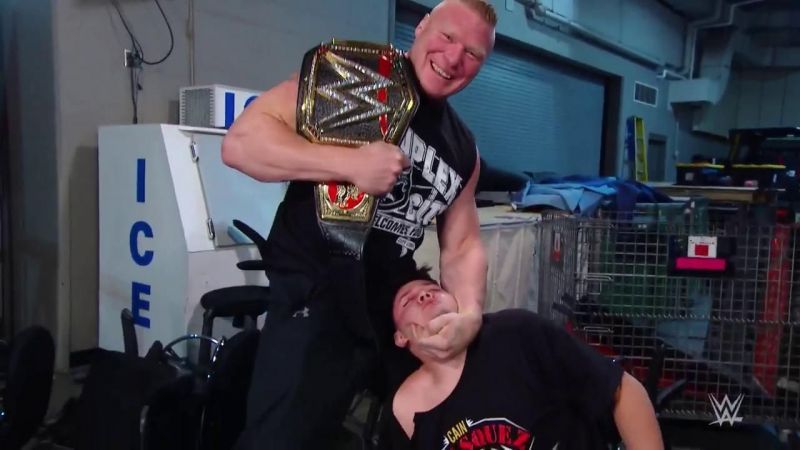 Brock attacked Rey&#039;s son yet again