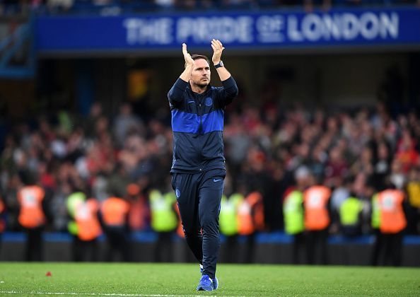 Frank Lampard oversaw his first home victory as a manager.