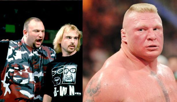 Bubba Ray, Spike, and Lesnar