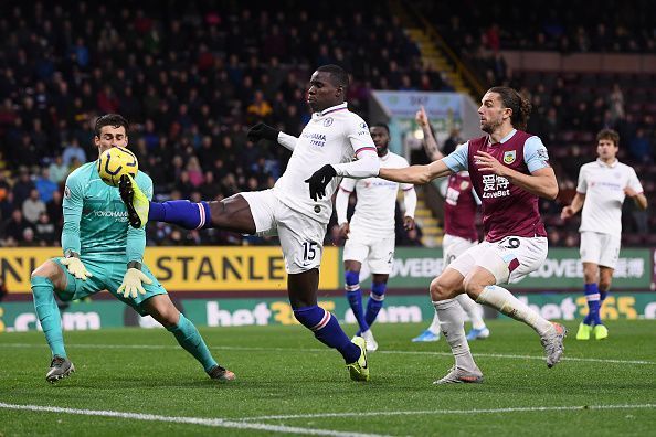 Kurt Zouma responded well to the prospect of marking Ashley Barnes