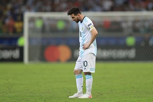 Argentina's Copa America semi-final defeat was not easy for Lionel Messi