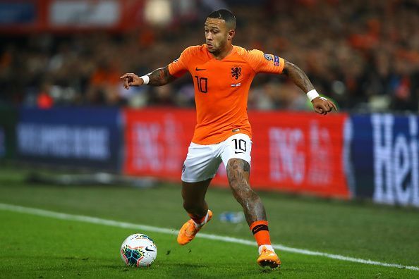 Depay scored twice in the comeback win against Northern Ireland