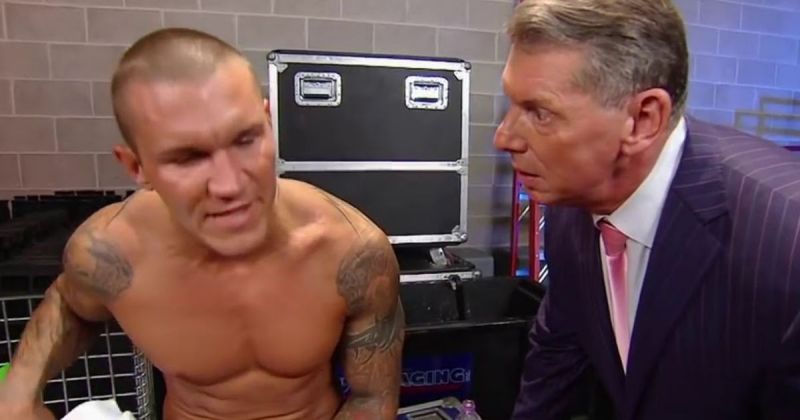 Randy Orton with Vince McMahon