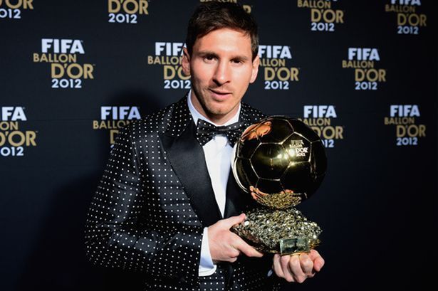 Lionel Messi won his 4th consecutive Ballon d&#039;Or in 2012.