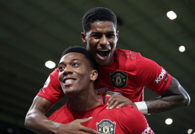 Anthony Martial and Marcus Rashford