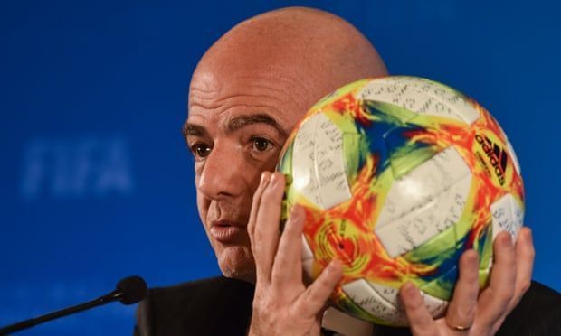 Infantino announced the decision to host the Club World Cup in China