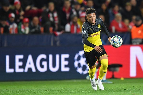 Jadon Sancho didn&#039;t start the game for Dortmund