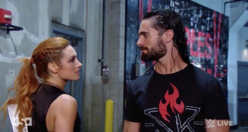 Will Seth Rollins be the one to save Becky Lynch from Sasha Banks?
