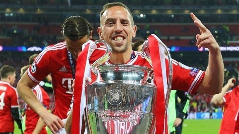 Ribery led Bayern Munich to the Champions League in 2013