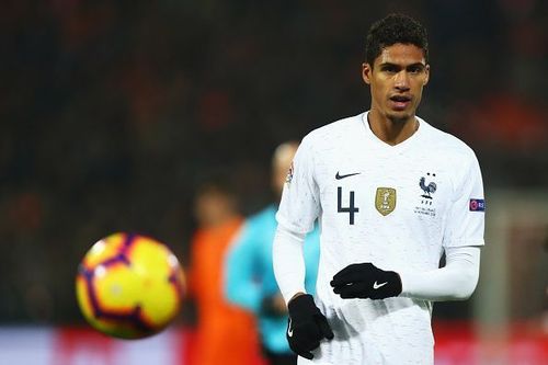 France's Raphael Varane in action