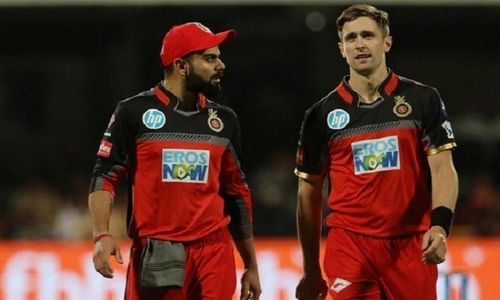 Virat Kohli and Chris Woakes