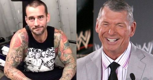 CM Punk and Vince McMahon.