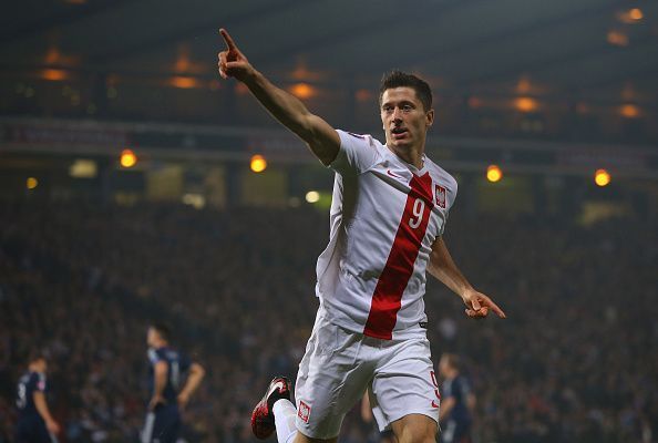 Lewandowski is the all-time top scorer for Poland.