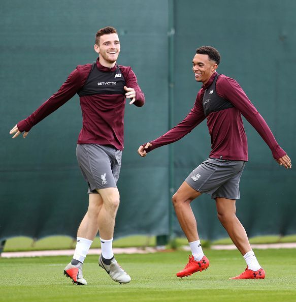 Andy Robertson and Trent Alexander-Arnold are both set to return to action this Sunday.