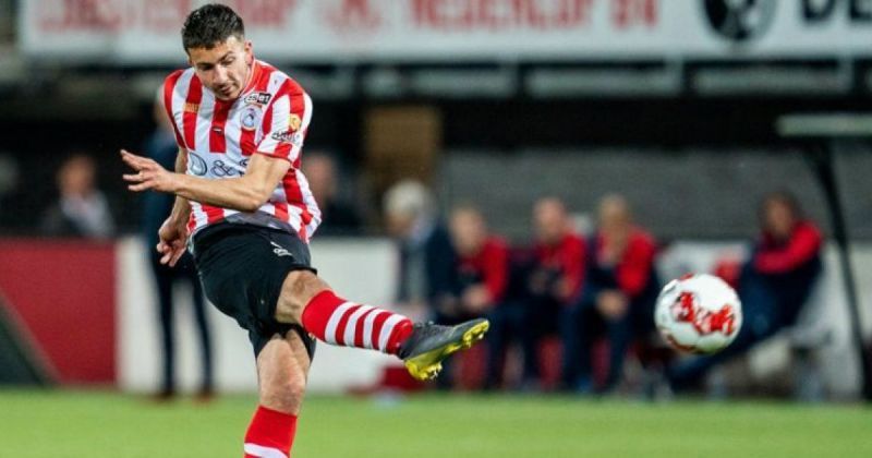 Dervisoglu in action for Sparta Rotterdam