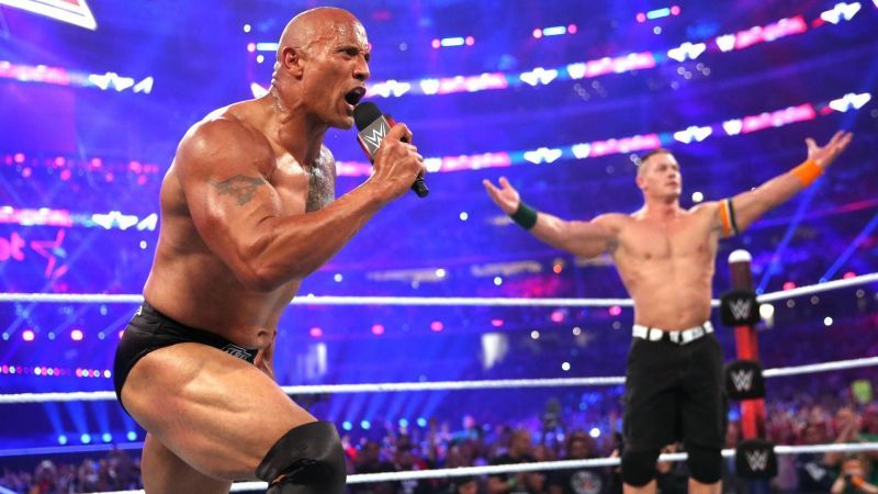 The Rock and John Cena