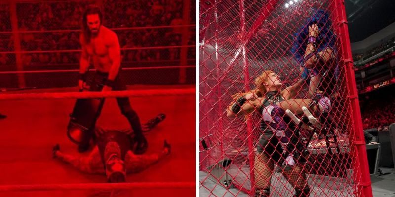 The strange main event saw a bone-chilling finish