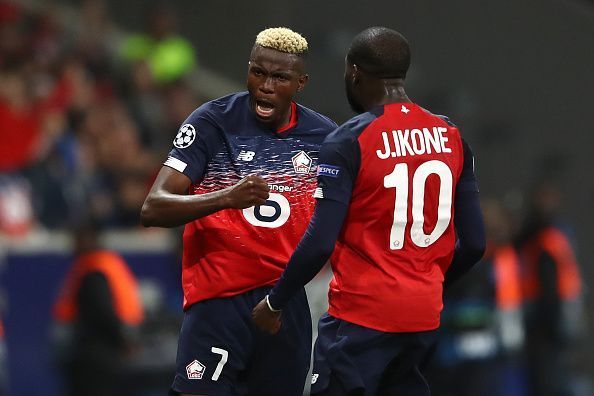 Victor Osimhen rose above everybody else to draw Lille level