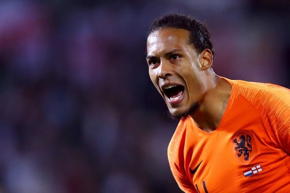 Virgil van Dijk was caught off guard for the Belarus goal