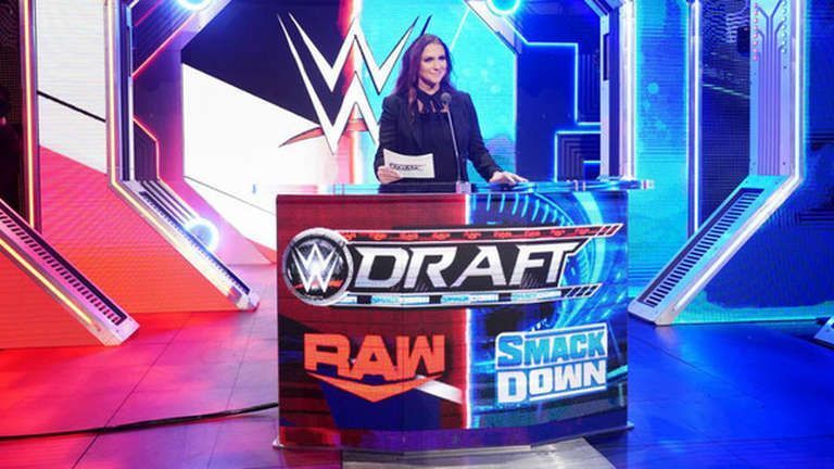 Stephanie McMahon was the emcee for the WWE Draft.