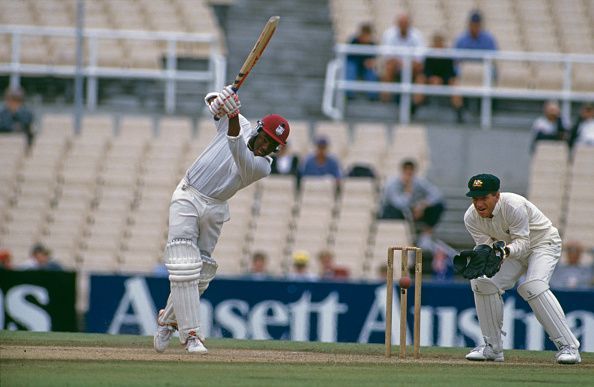 Lara on his way to a double century against Australia.