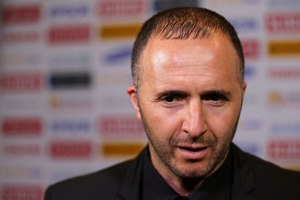 Djamel Belmadi, the Algerian coach.