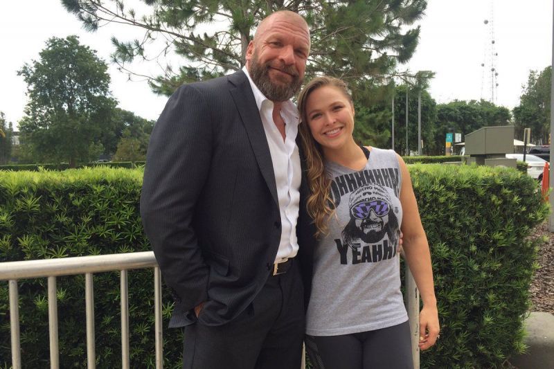 Triple H and Ronda Rousey