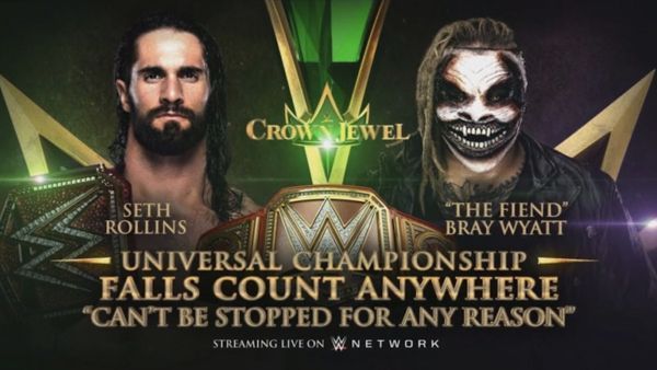 Seth Rollins and The Fiend will go one-on-one at Crown Jewel.