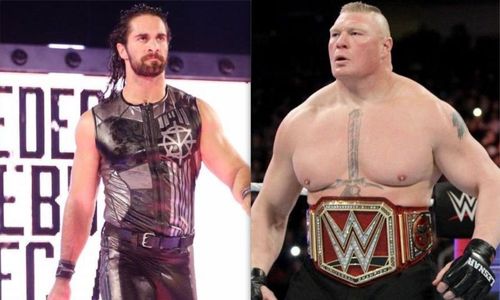 Seth Rollins and Brock Lesnar