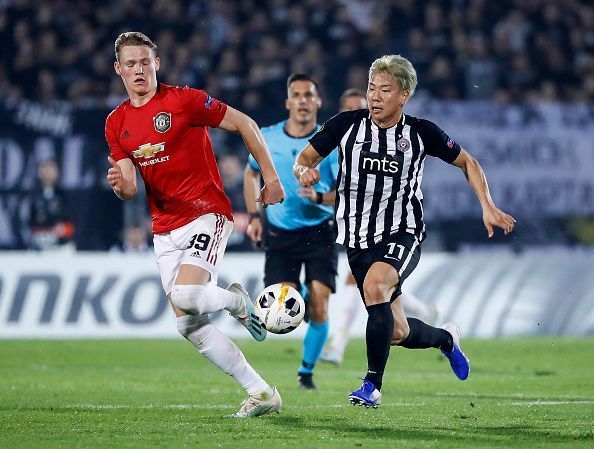 Partizan Belgrade v Manchester United: Group L - UEFA Europa League