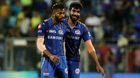 Hardik Panda (left) and Jasprit Bumrah (right)