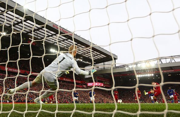 Milner calmly dispatched the penalty to secure a 2-1 win for The Reds.