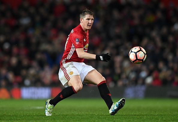 Schweinsteiger didn't enjoy a fruitful time in Manchester