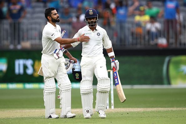 Virat Kohli and Ajinkya Rahane