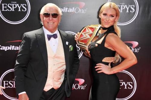 Charlotte Flair and Ric Flair