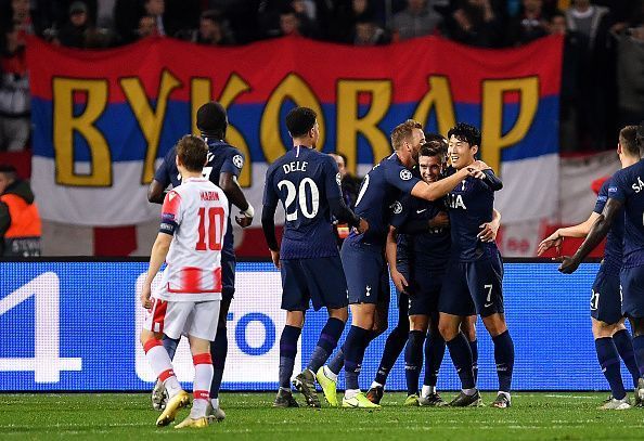 Tottenham were impressive in tonight&#039;s 0-4 win over Crvena Zvezda