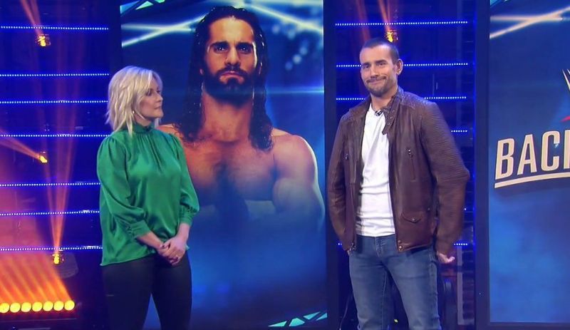 CM Punk with Renee Young