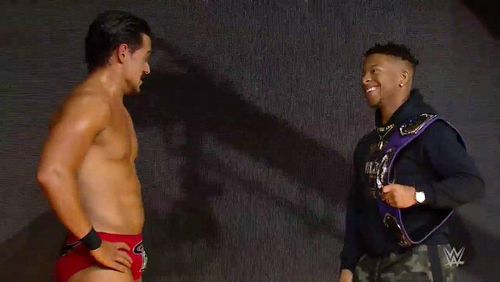 Angel Garza made a statement this week on NXT. Tonight, Lio Rush responded