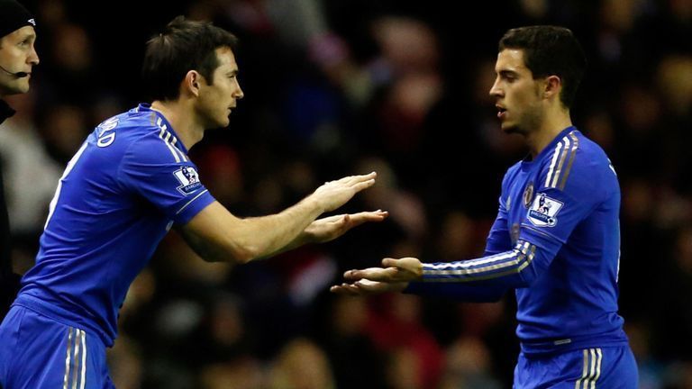 Lampard and Hazard played together for two seasons