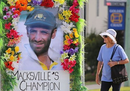 Five years ago, Hughes was hit by a bouncer in a Sheffield Shield game