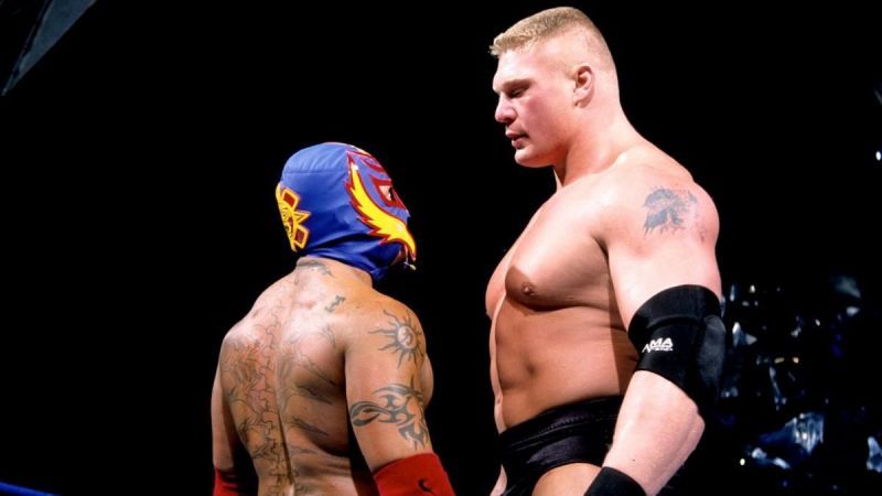 Rey Mysterio once recorded a victory over Brock Lesnar
