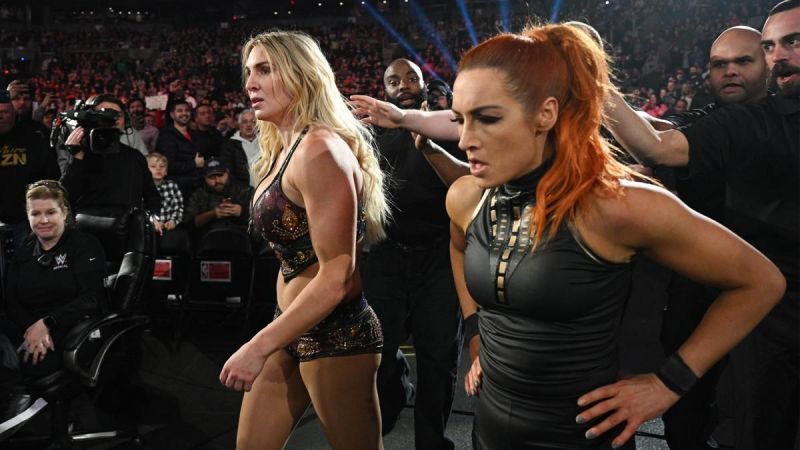 Charlotte and Becky on RAW