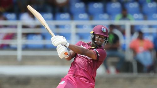 Evin Lewis cut loose against Afghanistan