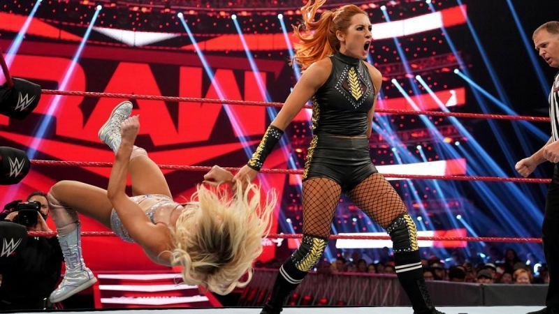 Becky Lynch was able to come out on top on RAW, thanks to the referee