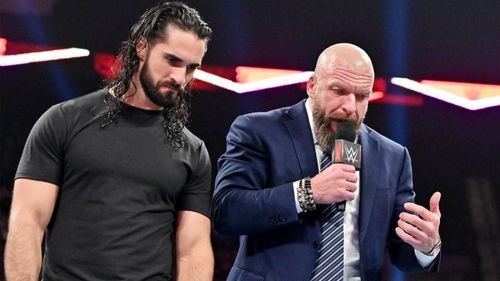 Triple H interrupted Seth Rollins' promo