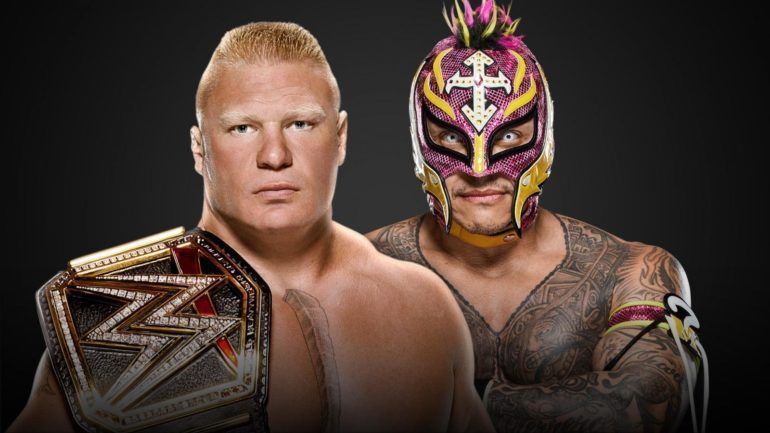 Brock Lesnar and Rey Mysterio