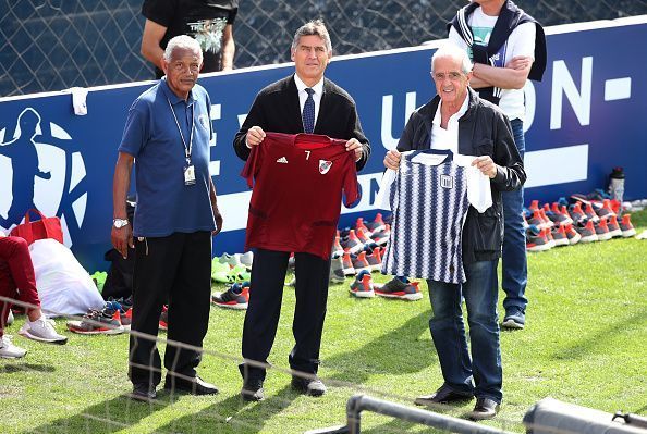 River Plate and Flamengo training Sessions Ahead of Copa Libertadores final