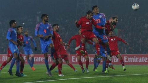 India and Afghanistan played out a 1-1 draw